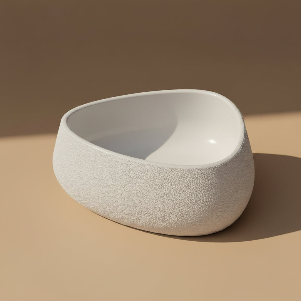 Vaso basso triangolo